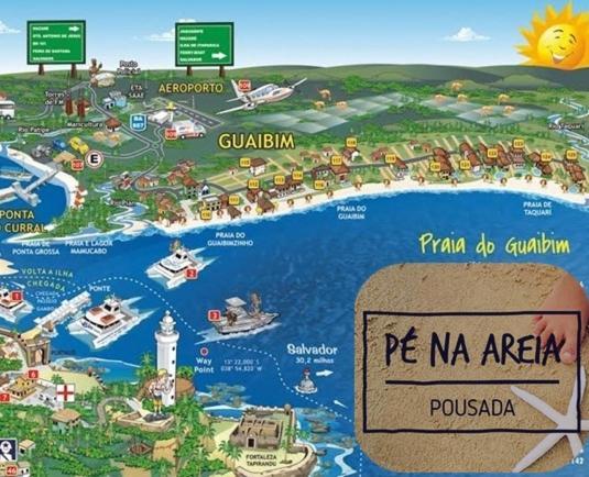 Chales Suites Pe Na Areia Guaibim Exteriör bild