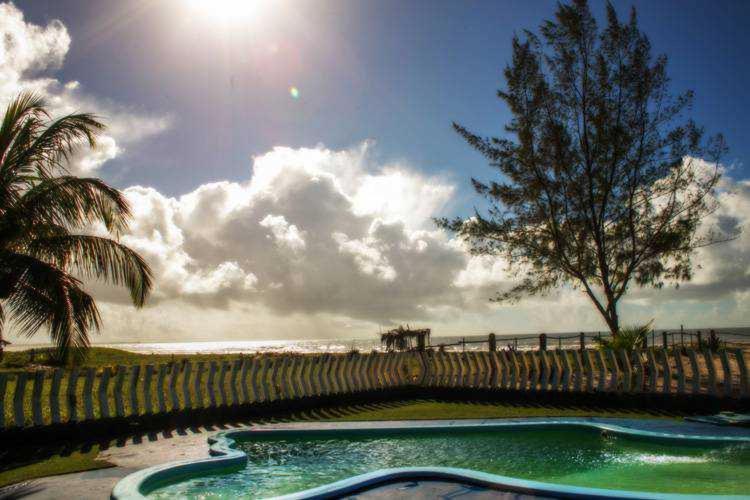 Chales Suites Pe Na Areia Guaibim Exteriör bild
