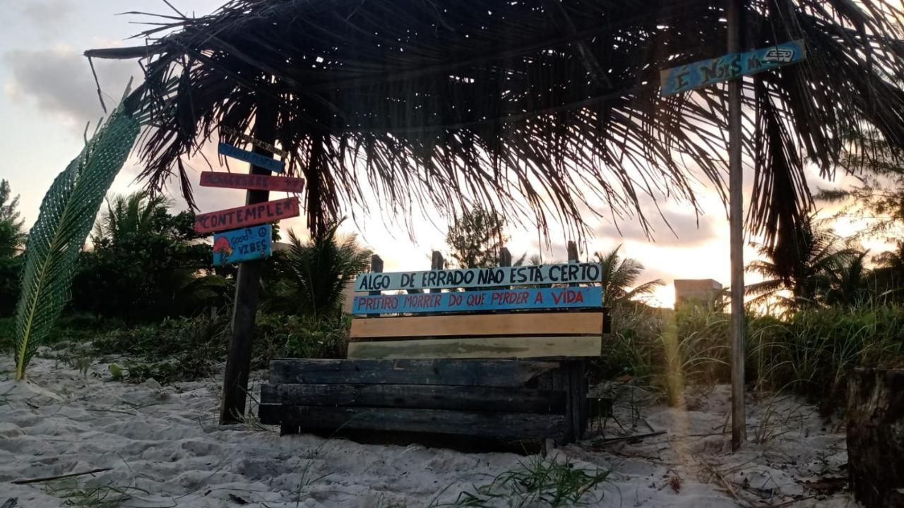 Chales Suites Pe Na Areia Guaibim Exteriör bild