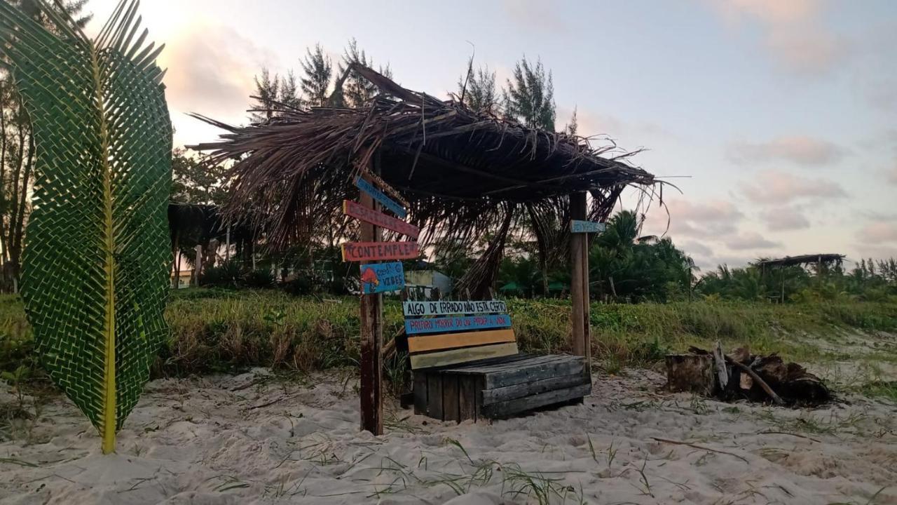 Chales Suites Pe Na Areia Guaibim Exteriör bild