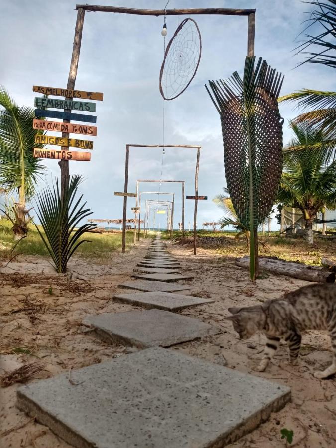 Chales Suites Pe Na Areia Guaibim Exteriör bild